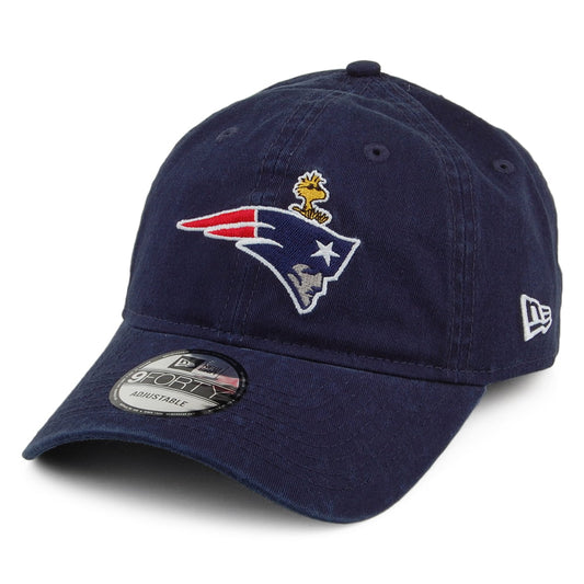 New Era 9FORTY New England Patriots Baseball Cap - NFL & Peanuts - Woodstock - Blau