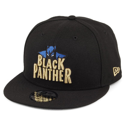 New Era 9FIFTY Black Panther Snapback Cap - Marvel - Schwarz
