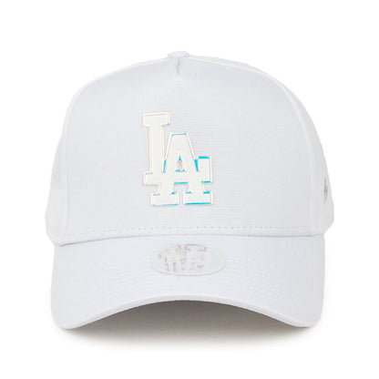 New Era Damen A-Frame L.A. Dodgers Baseball Cap - MLB Iridescent Logo - Weiß