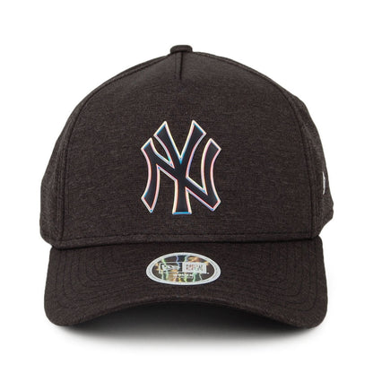 New Era A-Frame New York Yankees Baseball Cap - MLB Iridescent Logo - Schwarz