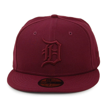New Era 59FIFTY Detroit Tigers Baseball Cap - MLB Essential - Burgunderrot