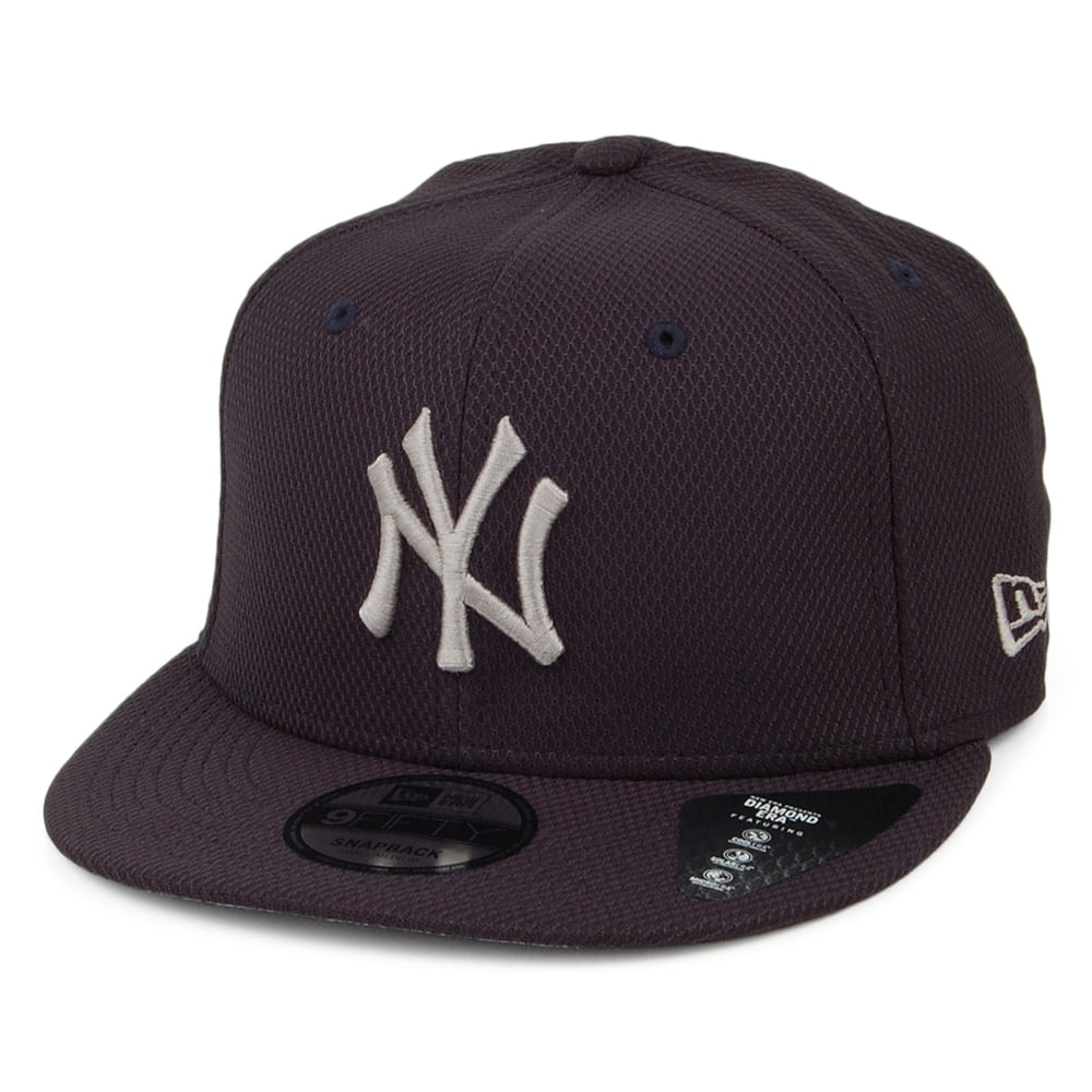 New Era 9FIFTY New York Yankees Snapback Cap MLB Diamond Era Essential - Dunkelblau-Grau
