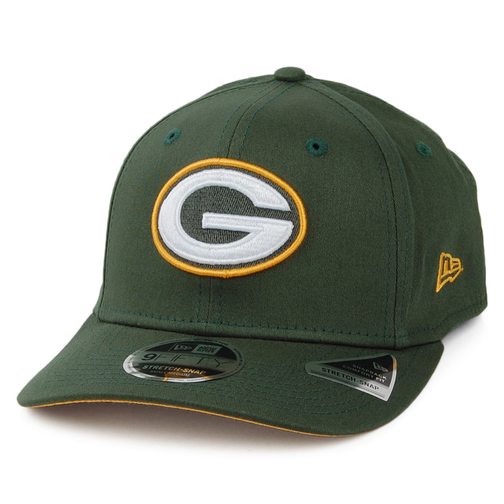 New Era 9FIFTY Green Bay Packers Snapback Cap NFL Stretch Snap - Grün