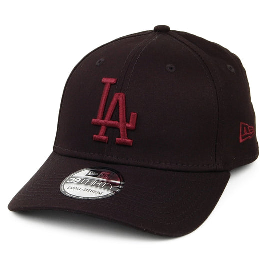 New Era 39THIRTY L.A. Dodgers Baseball Cap - MLB Essential - Schwarz-Rot