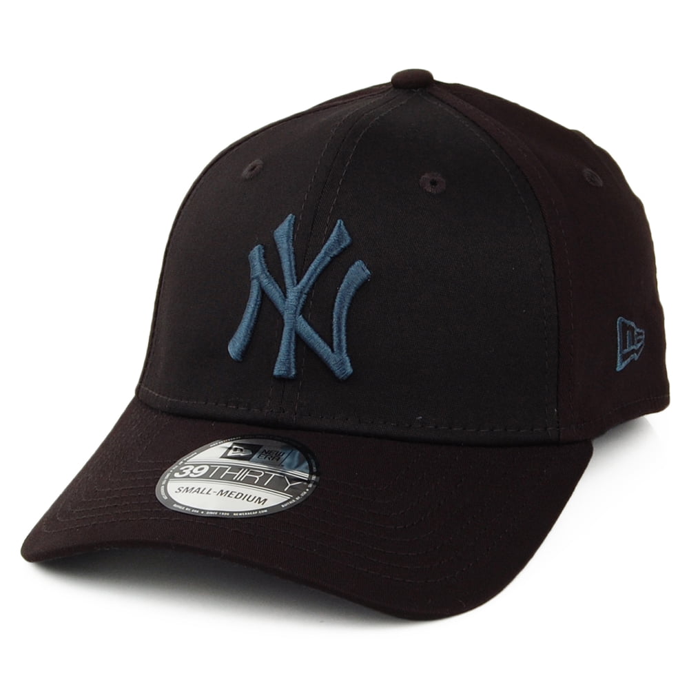 New Era 39THIRTY New York Yankees Baseball Cap - MLB Essential - Schwarz-Blau