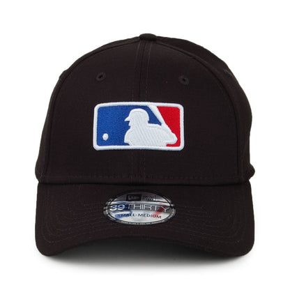 New Era 39THIRTY Baseball Cap MLB League Shield - Schwarz