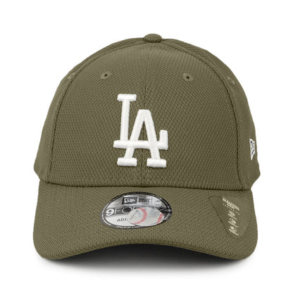 New Era 9FORTY L.A. Dodgers Baseball Cap - MLB Diamond Era Essential - Olivgrün