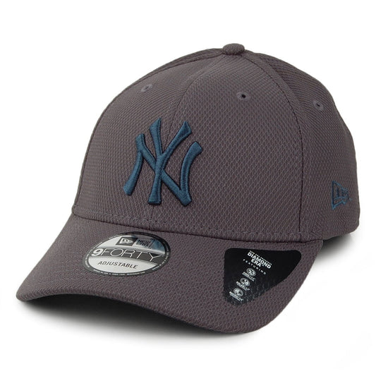 New Era 9FORTY New York Yankees Baseball Cap - MLB Diamond Era Essential - Graphitgrau