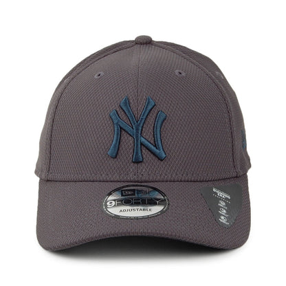 New Era 9FORTY New York Yankees Baseball Cap - MLB Diamond Era Essential - Graphitgrau