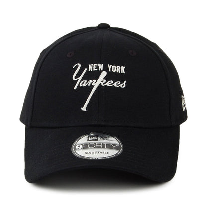 New Era 9FORTY New York Yankees Baseball Cap - Vintage MLB - Schwarz