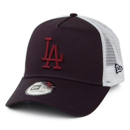 New Era A-Frame L.A. Dodgers Trucker Cap MLB Essential - Marineblau-Burgunderrot