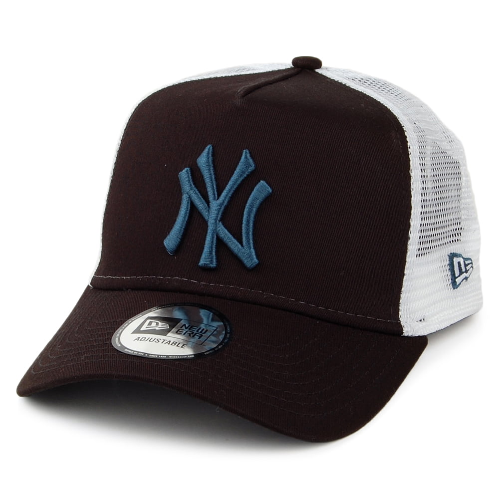 New Era A-Frame New York Yankees Trucker Cap MLB Essential - Schwarz-Petrol