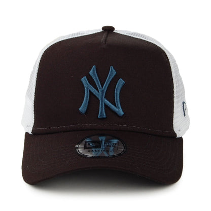 New Era A-Frame New York Yankees Trucker Cap MLB Essential - Schwarz-Petrol