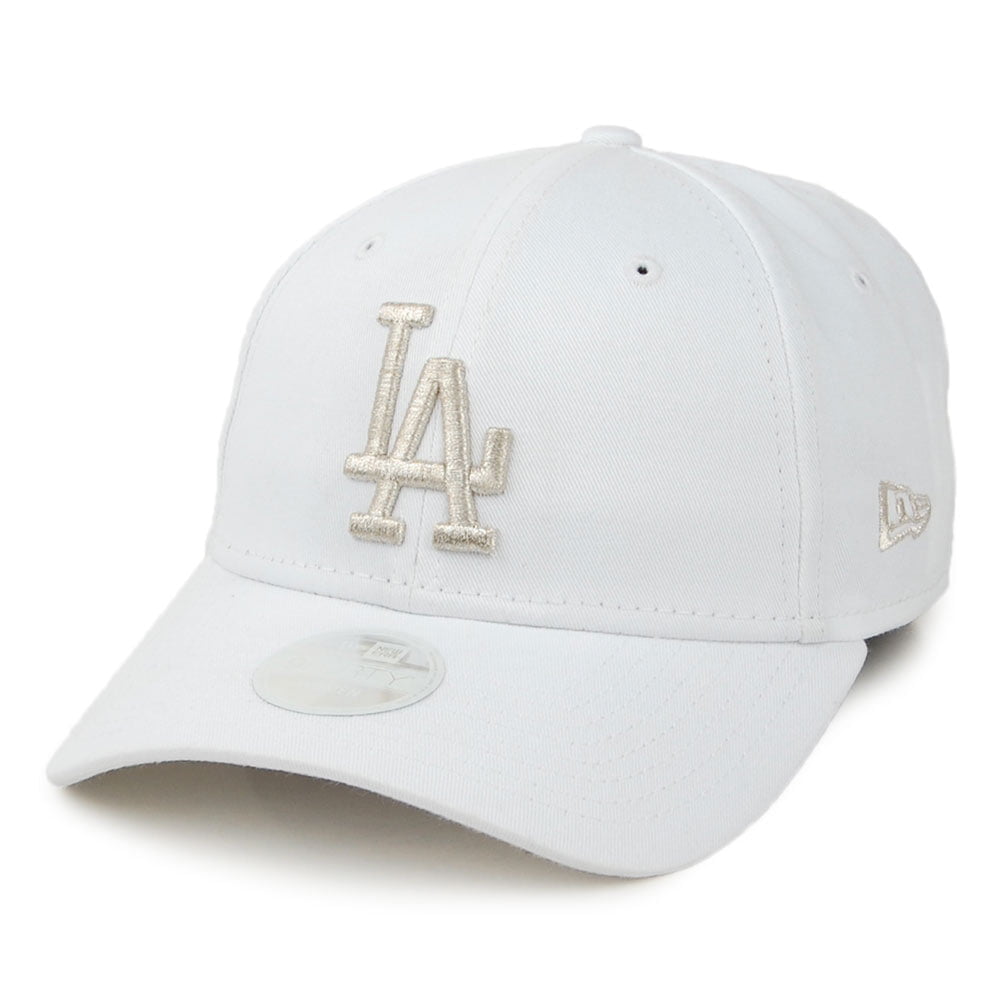 New Era 9FORTY L.A. Dodgers Baseball Cap MLB Metallic - Weiß-Silber