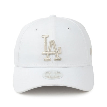 New Era 9FORTY L.A. Dodgers Baseball Cap MLB Metallic - Weiß-Silber