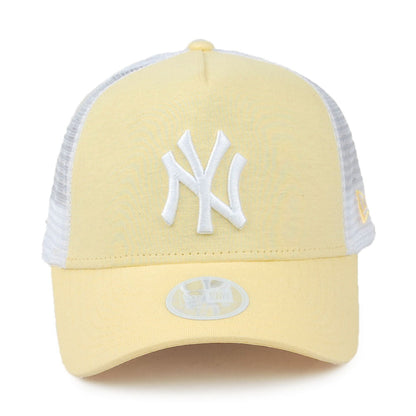 New Era Damen A-Frame New York Yankees Trucker Cap - MLB Jersey Essential - Gelb