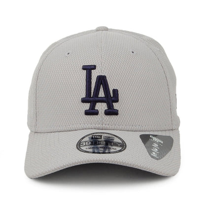 New Era 39THIRTY L.A. Dodgers Baseball Cap - MLB Diamond Era Essential - Grau