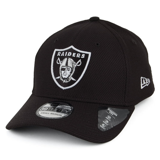 New Era 39THIRTY Las Vegas Raiders Baseball Cap NFL Diamond Era Essential - Schwarz
