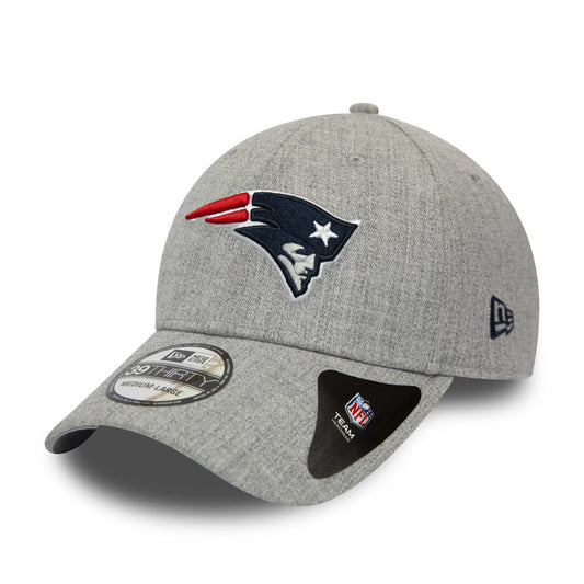 New Era 39THIRTY New England Patriots Baseball Cap - NFL Heather - Grau
