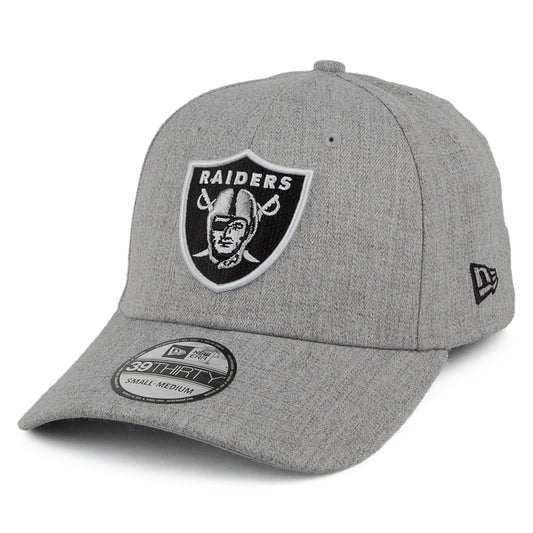New Era 39THIRTY Las Vegas Raiders Baseball Cap NFL Heather - Grau