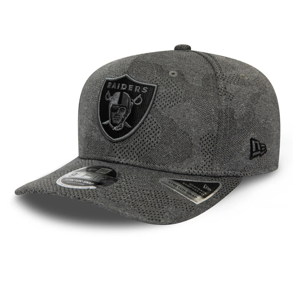 New Era 9FIFTY Las Vegas Raiders Snapback Cap - NFL Engineered Plus - Schwarz-Grau