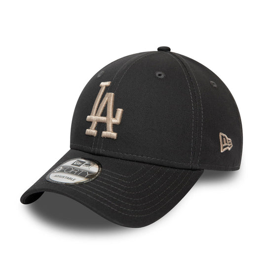 New Era 9FORTY L.A. Dodgers Baseball Cap - MLB League Essential - Graphitgrau
