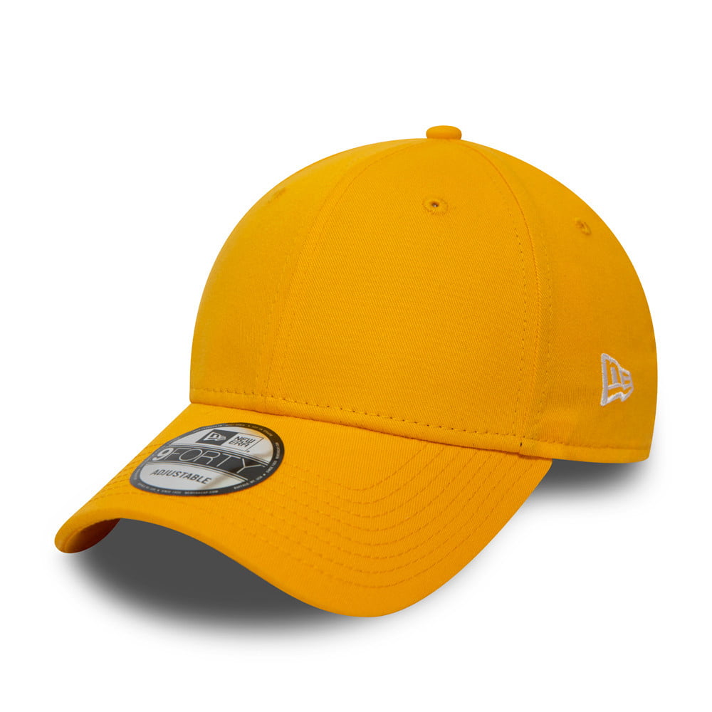 New Era 9FORTY Plain Baseball Cap - Essential - Gelb