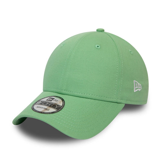 New Era 9FORTY Plain Baseball Cap - Essential - Minzgrün