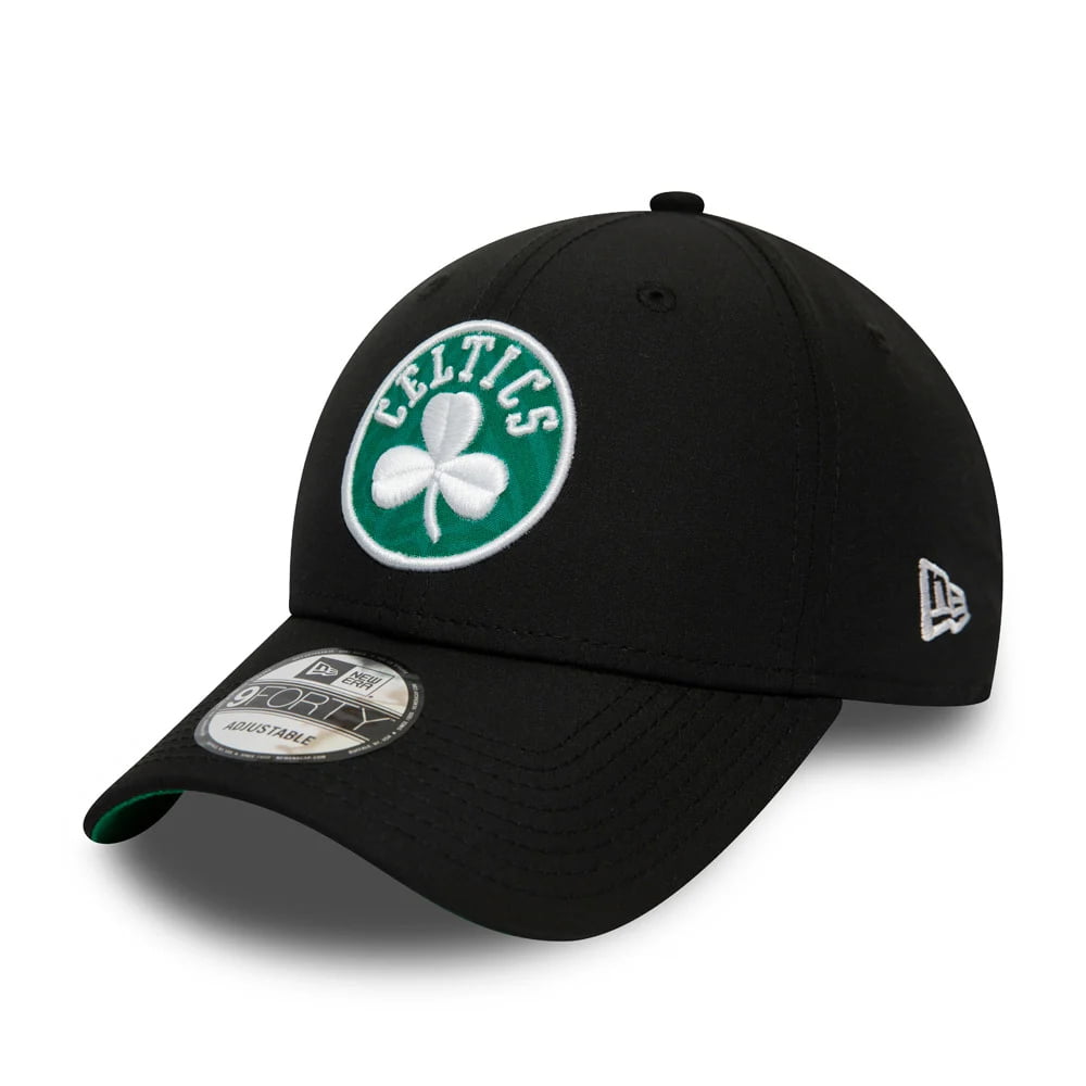 New Era 9FORTY Boston Celtics Baseball Cap - NBA Hook - Schwarz