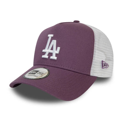 New Era L.A. Dodgers Trucker Cap MLB League Essential - Lavendel