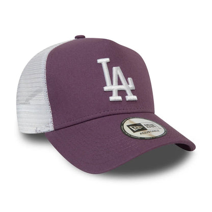 New Era L.A. Dodgers Trucker Cap MLB League Essential - Lavendel