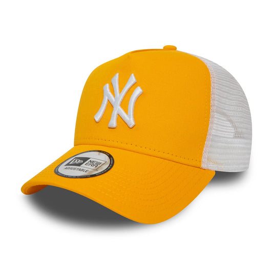 New Era New York Yankees Trucker Cap - MLB League Essential - Senfgelb