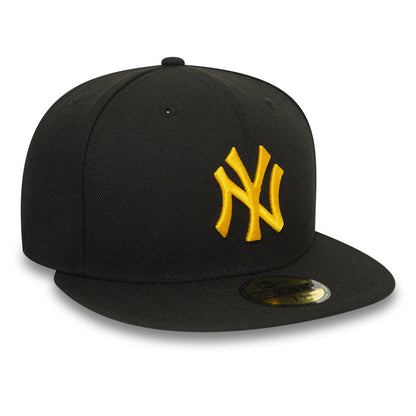 New Era 59FIFTY New York Yankees Baseball Cap - MLB League Essential - Schwarz-Gelb