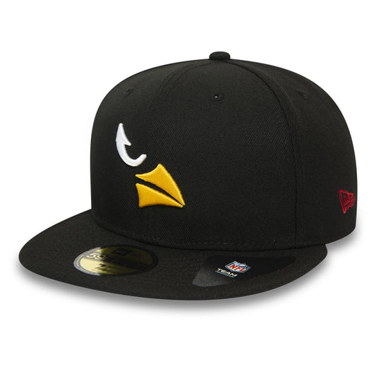 New Era 59FIFTY Arizona Cardinals Baseball Cap - NFL Team Tonal Shadow Logo - Schwarz