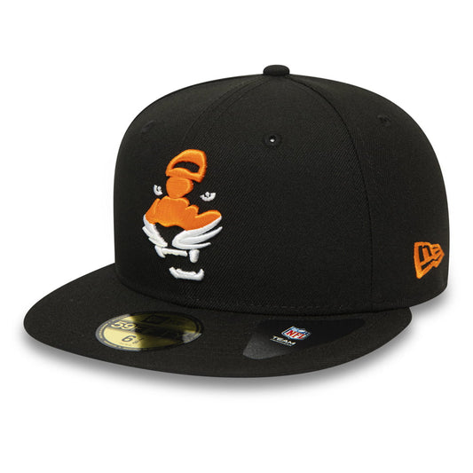 New Era 59FIFTY Cincinnati Bengals Baseball Cap NFL Team Tonal Shadow Logo - Schwarz