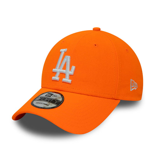 New Era 9FORTY L.A. Dodgers Baseball Cap - MLB League Essential - Neonorange