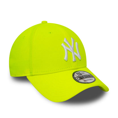 New Era 9FORTY New York Yankees Baseball Cap MLB League Essential Neon Pack - Neongelb