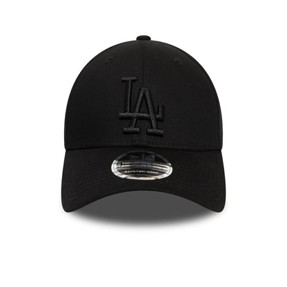 New Era 9FORTY L.A. Dodgers Baseball Cap MLB Stretch Snap - Schwarz auf Schwarz