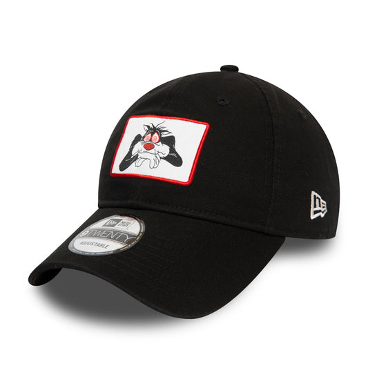 New Era 9TWENTY Sylvester The Cat Baseball Cap Looney Tunes - Schwarz