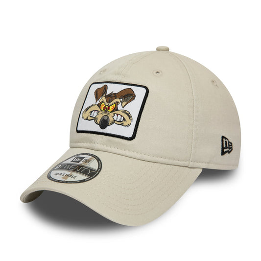 New Era 9TWENTY Wile E. Coyote Baseball Cap Looney Tunes - Steingrau
