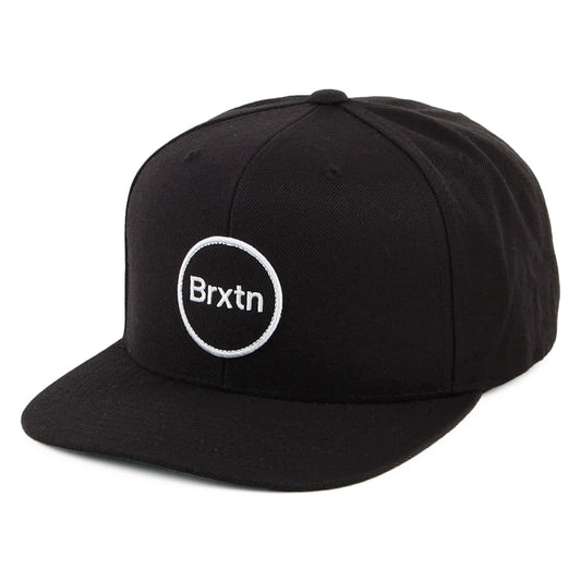 Brixton Gate IV Snapback Cap - Schwarz