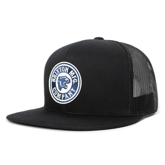 Brixton Forte Medium Profile Trucker Cap - Schwarz-Marineblau