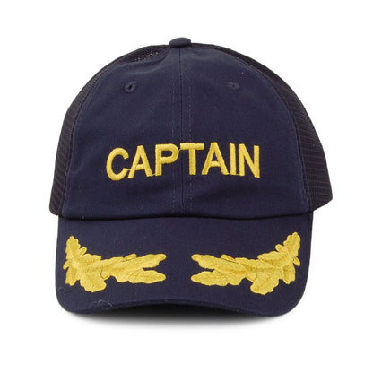 Dorfman Pacific Captain Trucker Cap - Marineblau