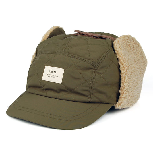 Barts Aspen Baseball Cap mit Ohrenklappen - Militärgrün