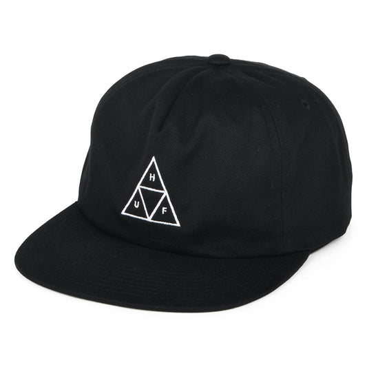 HUF Triple Triangle Unstrukturierte Snapback Cap - Schwarz