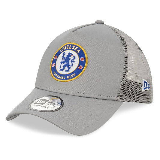 New Era Unisex 9FORTY A-Frame Chelsea FC Trucker Cap - Grau