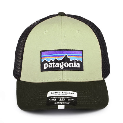 Patagonia P-6 Logo LoPro Trucker Cap aus organischer Baumwolle - Khaki