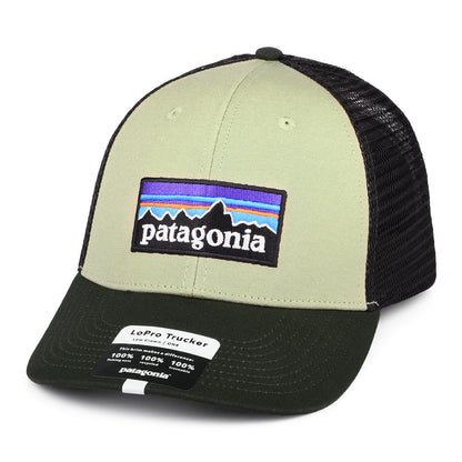 Patagonia P-6 Logo LoPro Trucker Cap aus organischer Baumwolle - Khaki