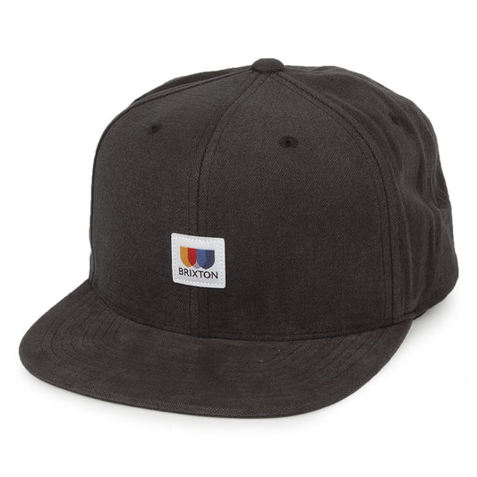 Brixton Alton MP Snapback Cap - Verwaschenes Schwarz