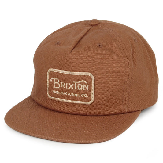 Brixton Grade HP Snapback Cap - Braun